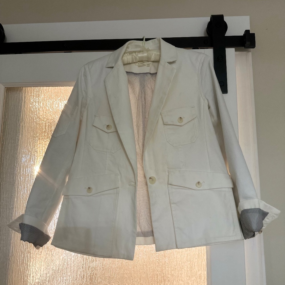 White Denim Jacket